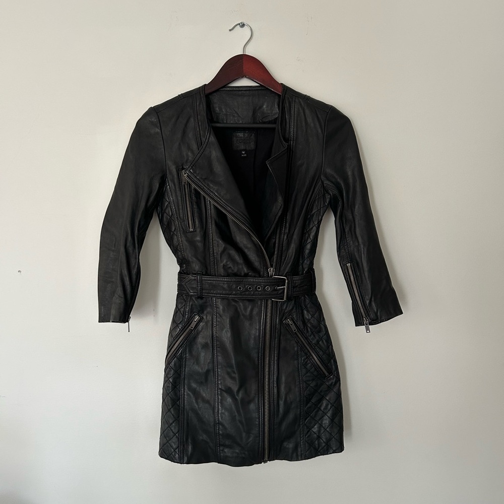 Black Genuine Leather Women’s Jacket
